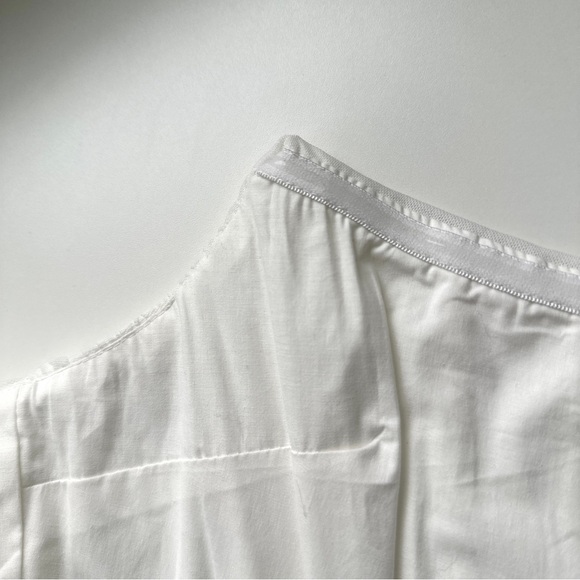 NWT White Ruched Strapless Bustier Corset Top - Picture 4 of 12